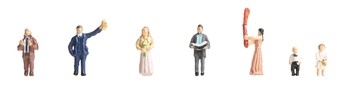 Wedding Guests Figure Set (N)