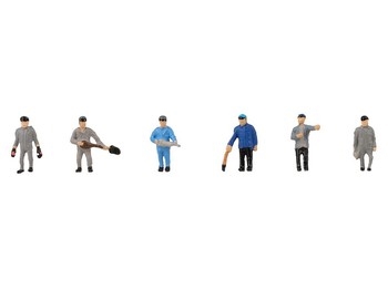 Steam Locomotive Drivers and Firemen Figure Set (N)