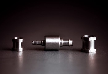 Inline adapter from 3mm ID to 2mm ID flex tube (Pack of 5)