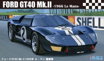 Ford GT40 Mk.II 1966 Le Mans Winner 1/24 Plastic Model kit