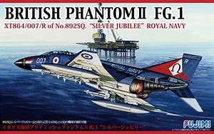 British Phantom FG1 Royal Navy Silver Jubilee 172 Plastic Model Kit