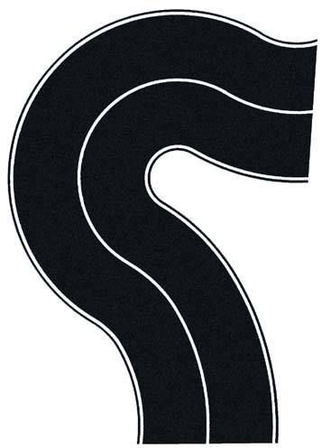 Asphalt Road Universal Curves (68mm)