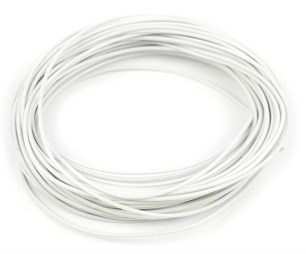 Wire, White, 10m
