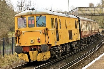 Network Rail Class 73212 Yellow