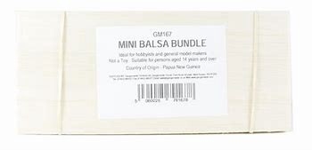 Balsa Wood Mini Bundle (50x76x229mm)