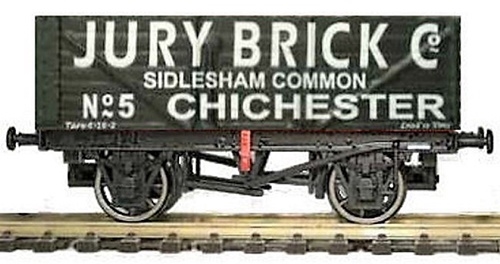 7 Plank Wagon "Jury Brick Co"