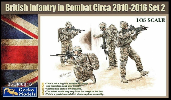 British Infantry In Combat 2010-2016 Set 2 1/35 Plastic Model Kit