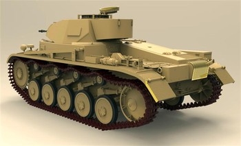 Panzer II 1/16 Plastic Model Kit