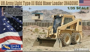 US Army Light Type III Skid Steer Loader (M400W) 1/35 Plastic Model Kit
