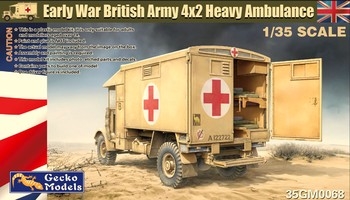 Early War British Army 4×2 Heavy Ambulance 1/35 Plastic Model Kit