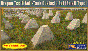 Dragon Teeth Anti-Tank Obstacle Set (Small type)