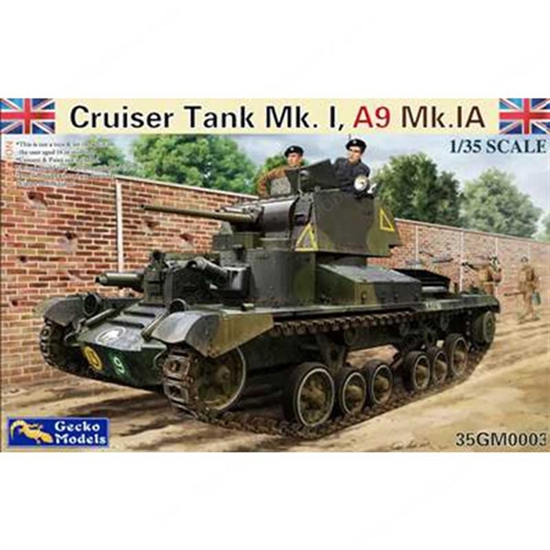 Cruiser Tank Mk.I, A9 Mk. IA 1/35 Plastic Model Kit