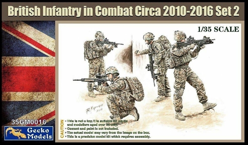 British Infantry In Combat 2010-2016 Set 2 135 Plastic Model Kit