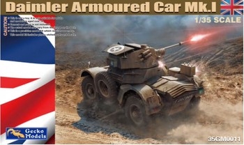 Daimler Armoured Car MkI 135 Plastic Model Kit