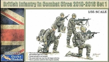 British Infantry In Combat 2010-2016 Set 1 135 Plastic Model Kit