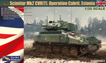 British Army Scimitar Mk2 CVRTOperation Cabrit Estonia