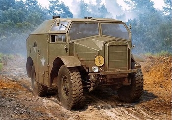 British WWII Tractor, 4x4 Field Artillery (C8 Quad Mk. II Late)