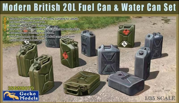 Modern British 20l Fuel Cans and Water Can set