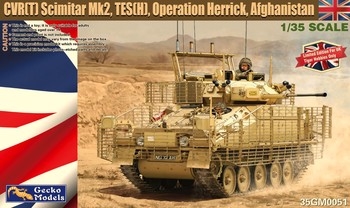 CVRT Scimitar Mk2 TESH Operation Herrick Afghanistan 135 Plastic Model Kit