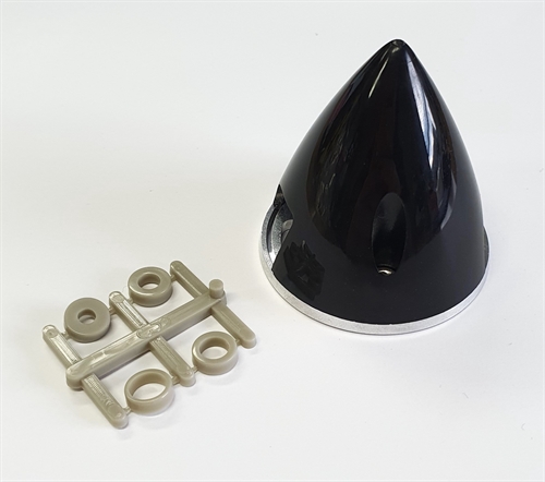 Gemfan Ally Backplate Nylon Spinner 45mm Black