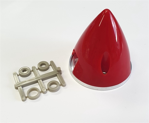 Gemfan Ally Backplate Nylon Spinner 45mm Red