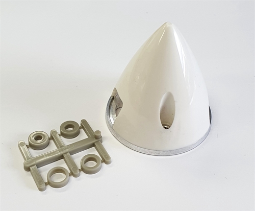 Gemfan Ally Backplate Nylon Spinner 45mm White