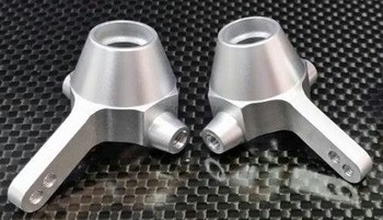 DF-02 Alloy Front Knuckle Arm x2 (Silver)