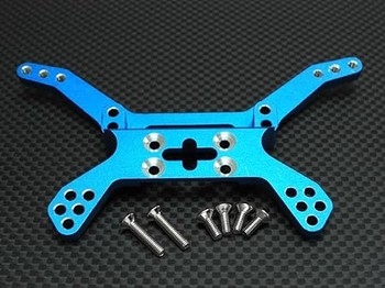 DF-03 Alloy Rear Shock Tower (Blue)