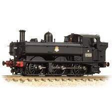 GWR 64XX Pannier Tank 6422 BR Black (Early Emblem) N Gauge Steam Locomotive - 371-986A