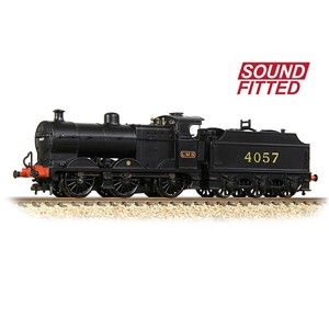 MR 3835 4F with Fowler Tender 4057 LMS Black (MR numerals) - Sound Fitted N Gauge Loco