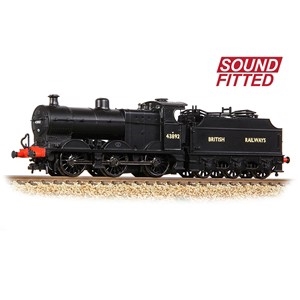 MR 3835 4F with Fowler Tender 43892 BR Black (British Railways) - Sound Fitted N Gauge Loco