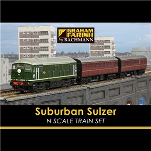 Suburban Sulzer N Gauge Train Set