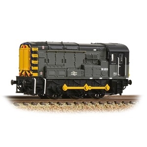 Class 08 08953 BR Engineers Grey N Gauge Locomotive - 371-007a