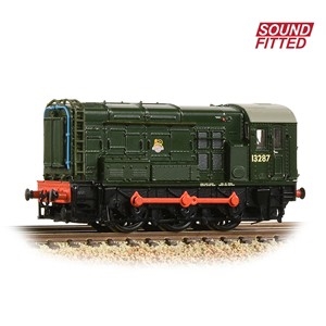 Class 08 13287 BR Green Early Emblem DCC Sound Fitted N Gauge Locomotive