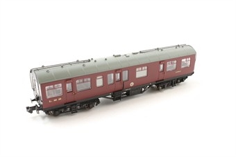 LMS Inspection saloon in unlined crimson lake livery - 45021 - N Gauge Society limited edition
