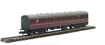Graham Farish 374-310 Mk1 57ft suburban brake end in BR maroon M43269