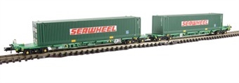 Intermodal Bogie Wagons With Two 45ft Containers 'Seawheel'