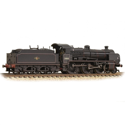N Class 2-6-0 31810 BR Black Late Crest N Gauge Weathered Locomotive