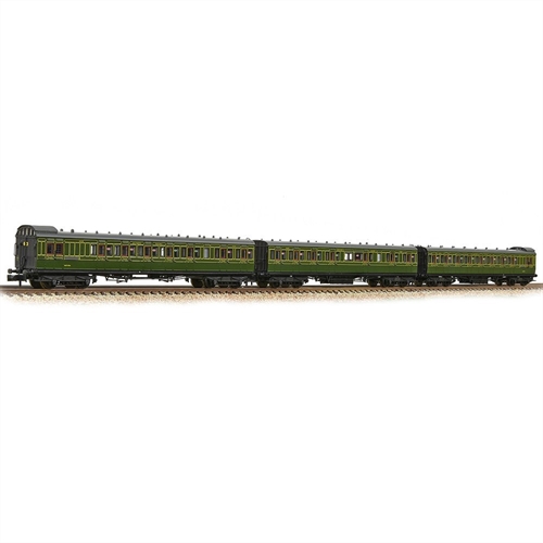 SEamp;CR 60Ft Birdcage Coaches Southern Railway Olive Green (Set of 3)