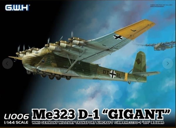 Messerschmitt Me323 D-1 "Gigant" 1/144 Plastic Model Kit