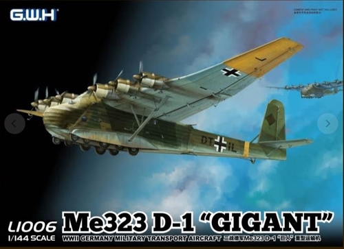 Messerschmitt Me323 D-1 Gigant 1144 Plastic Model Kit