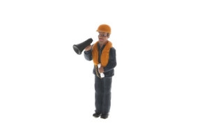 1:20 Sailor Crew Figure with Megaphone