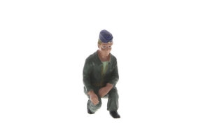 1:20 Marine Soldier Crew Figure - Kneeling