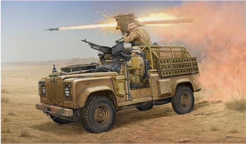British Army Land Rover WMIK with Milan ATGM