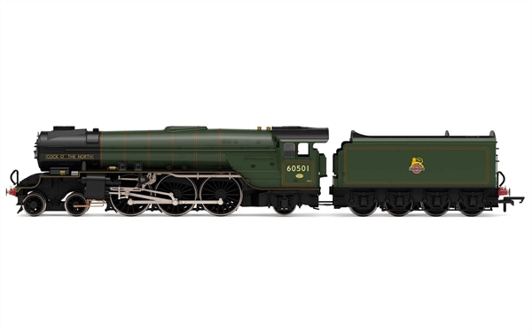 BR, Thompson Class A2/2, 4-6-2, 60501 'Cock o' the North' OO Gauge Steam Locomotive (Era 4) - R3830