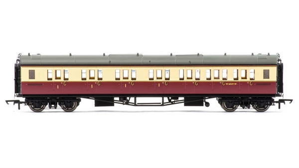 Hornby OO Gauge British Rail Collett Coach Corridor Composite RH, Crimson and Cream Livery - R4688