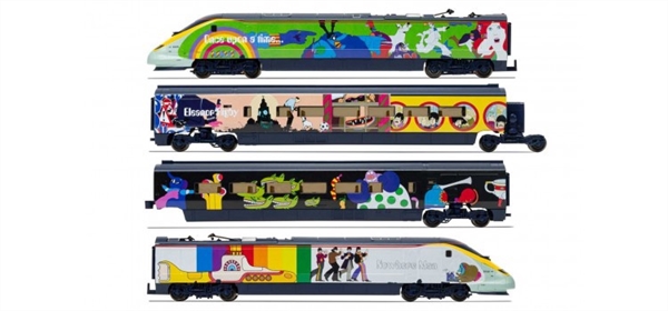 Hornby Eurostar, Class 373, Set 3005/3006 'Yellow Submarine' Train Pack (Era 9) - R3829