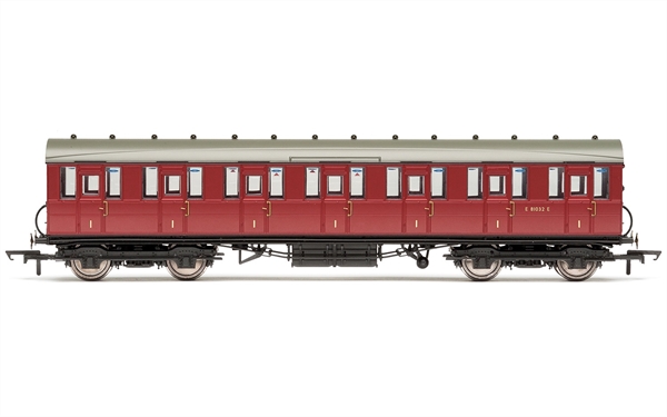 BR, 51' Gresley Non-Vestibuled Suburban First, E81032E- Era 5 - R4519B