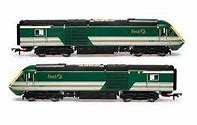 FGW, Class 43 HST Hornby OO Gauge Diesel Locomotive Train pack (Era 10) - R30096