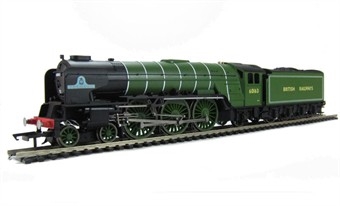 Class A1 4-6-2 60163 "Tornado" in BR Apple Green Railroad range (Era 3, Era 10, Era 11) Hornby OO Gauge Steam Locomotive - R3060